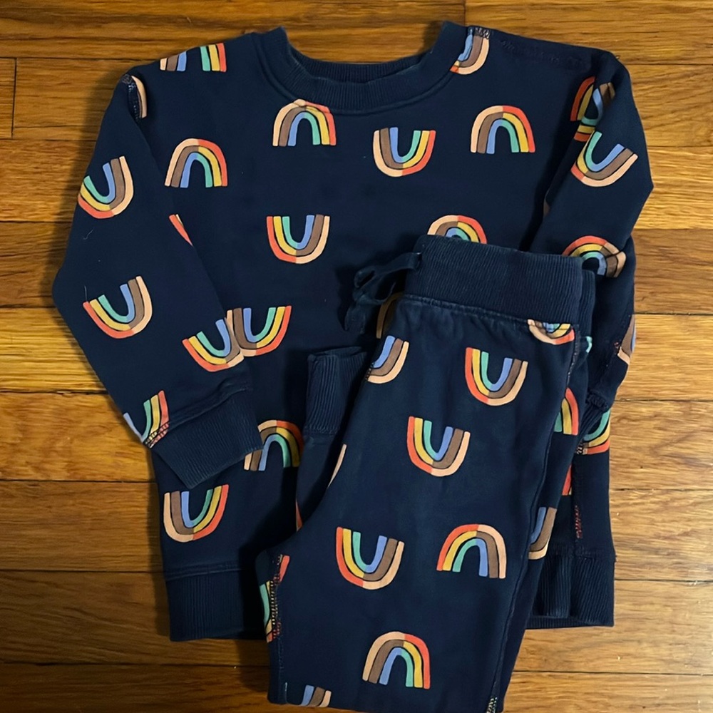 Hanna Andersson rainbow set 3T